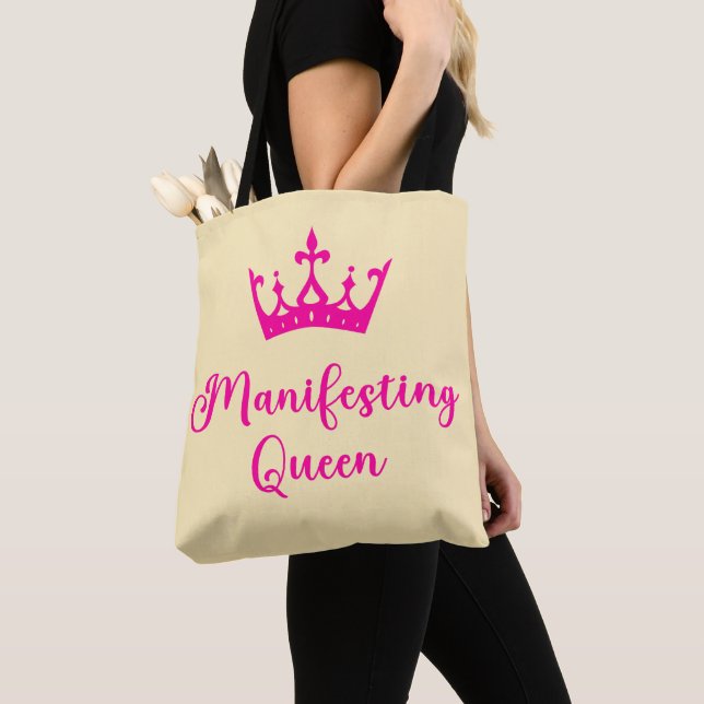 Manifestation von Queen Pink Letters Tasche (Von Nahem)