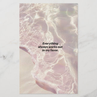 Manifestations-Affirmations-Grafik Briefpapier