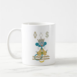 Manifesting Wealth Monkey zen art Kaffeetasse