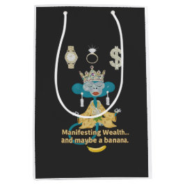 Manifesting Wealth Monkey zen art Mittlere Geschenktüte