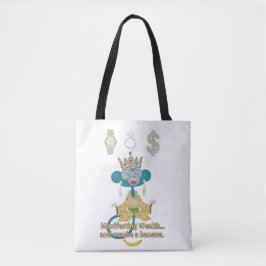 Manifesting Wealth Monkey zen art Tasche