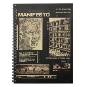 Manifesto - Brutalist Design Notizblock