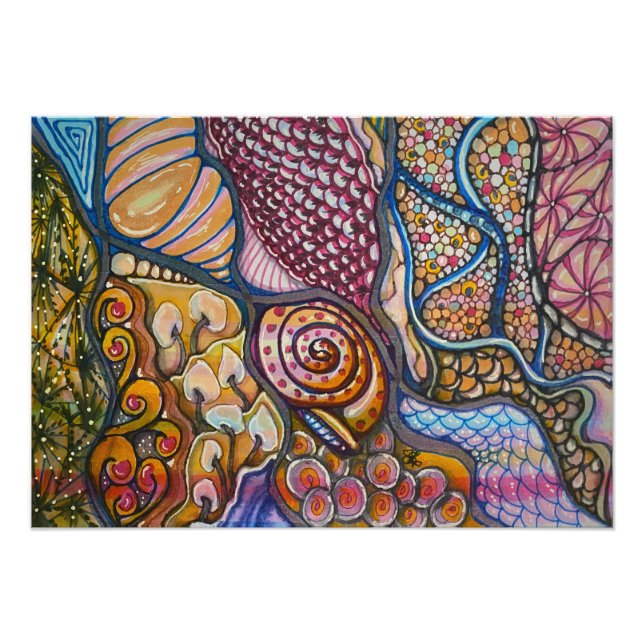 Manikarstglas Fotodruck (Vorne)