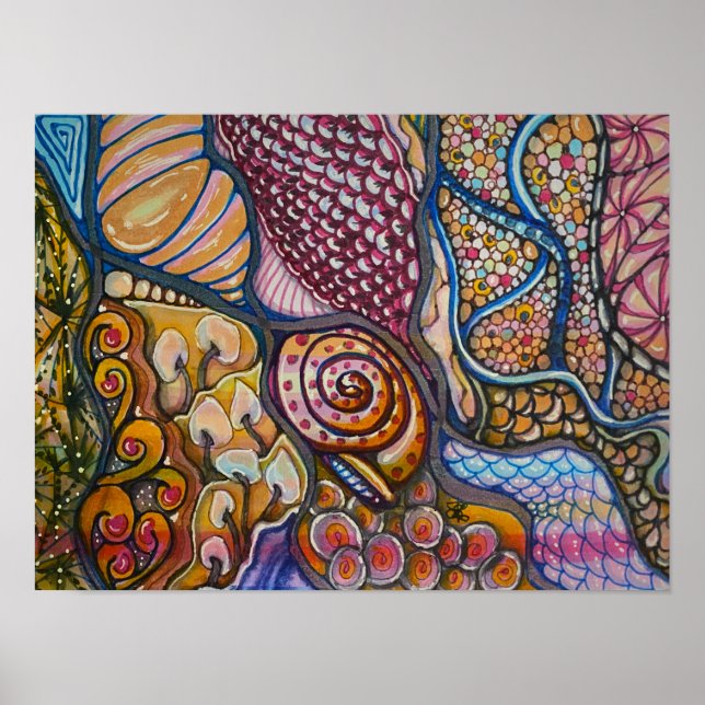 Manikarstglas Poster (Vorne)