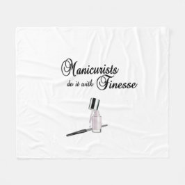 Maniküre machen es mit Finesse Fleecedecke