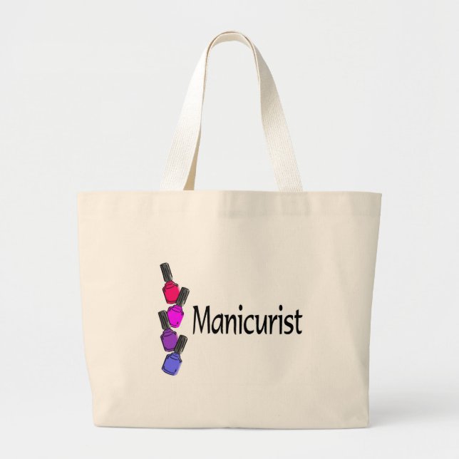 Manikürist-Polnisches Jumbo Stoffbeutel (Vorne)