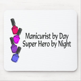 Manikürist-Superheld Mousepad