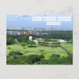 Manila American Friedhof Postkarte
