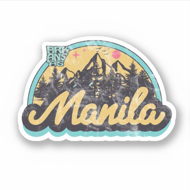 Manila, Arkansas Sticker (Vorderseite)