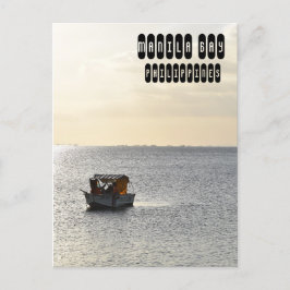 Manila Bay auf den Philippinen Postkarte