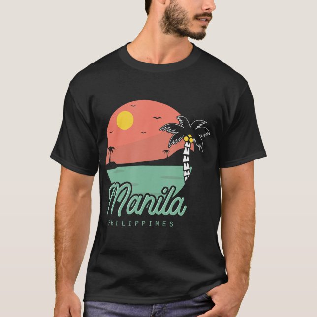 Manila Filipino Pinoy Summer Philippines  T-Shirt (Vorderseite)