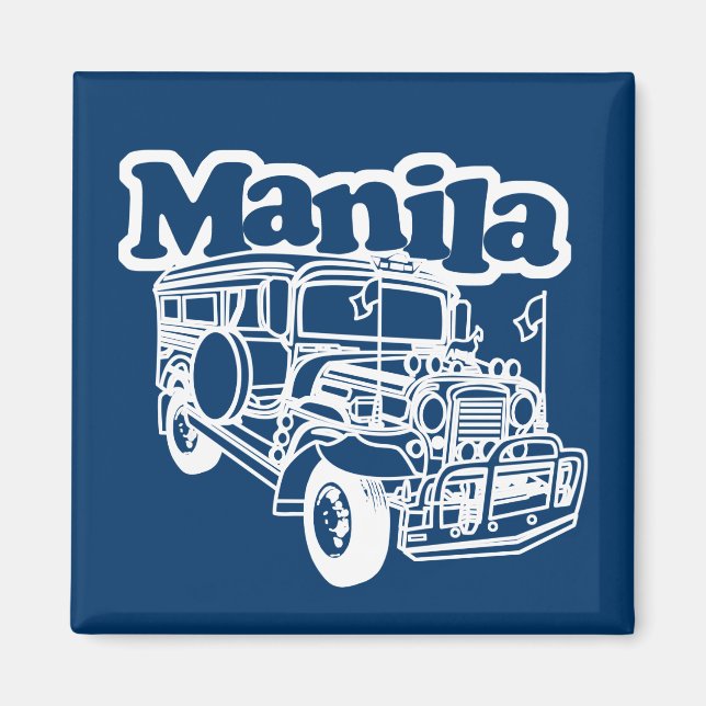 Manila Jeepney Magnet (Vorne)