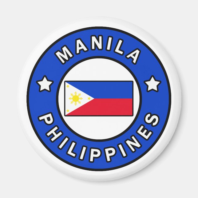 Manila Philippinen Magnet (Vorne)