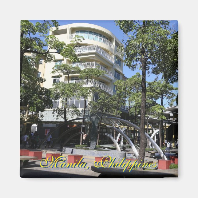 Manila, Philippinen-Magnet Magnet (Vorne)