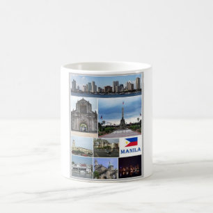 Manila - Philippinen - Mosaik - Kaffeetasse
