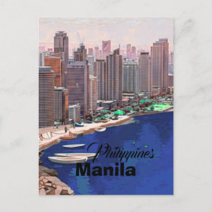 Manila Philippinen Postkarten Kunst,Philippinen Re