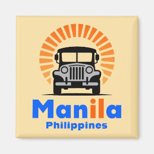 Manila Philippinen Südostasien Magnet