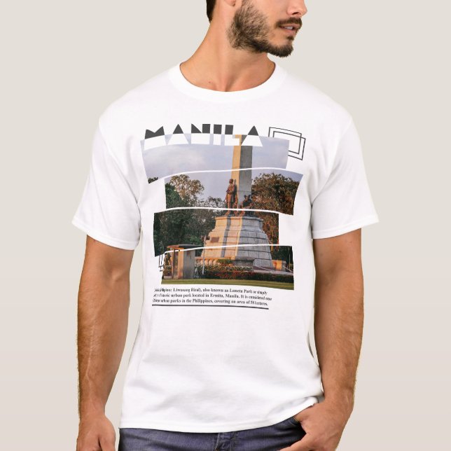 Manila Rizal Park T-Shirt (Vorderseite)