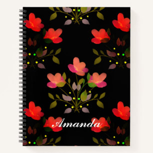 Manila Shawl Style Floral Notizbuch