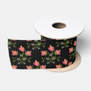 Manila Shawl Style Floral Satin Ribbon Satinband