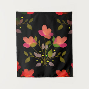 Manila Shawl Style Floral Wandteppich