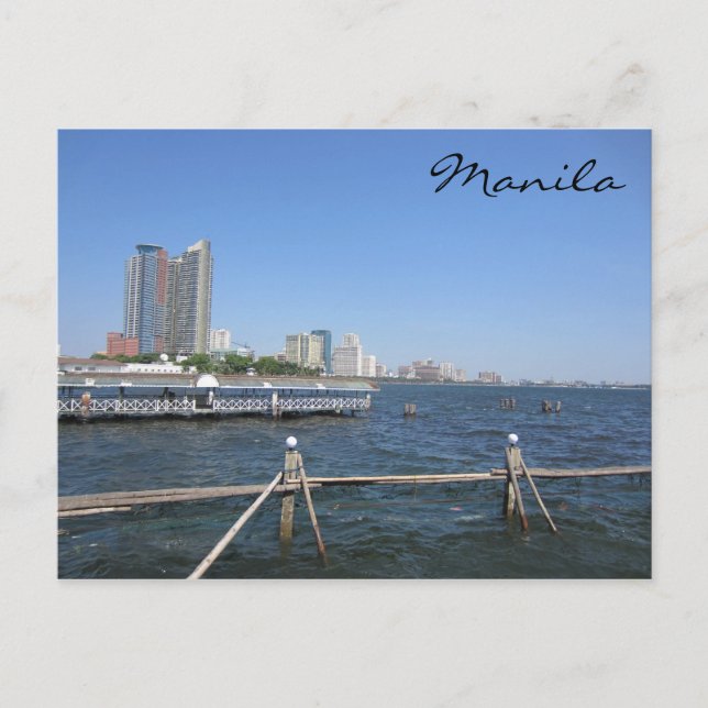 Manilagewässer Postkarte (Vorderseite)