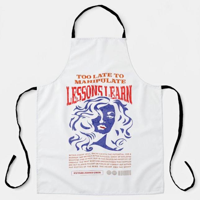 MANIPULATE LESSONS LEARN ALL-OVER PRINT APRON  SCHÜRZE (Vorderseite)