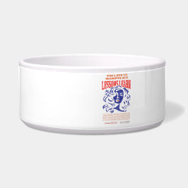 MANIPULATE LESSONS LEARN CERAMIC PET BOWL NAPF
