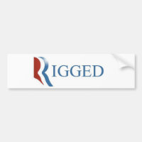 Manipulierter Autoaufkleber, GOP, RNC, Wahl