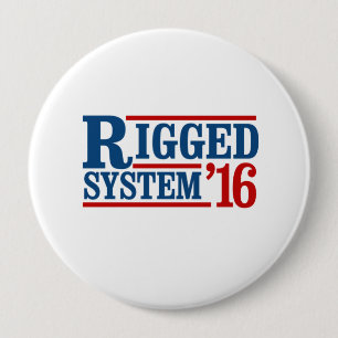 Manipuliertes System 2016 - Präsidentschaftswahl Button