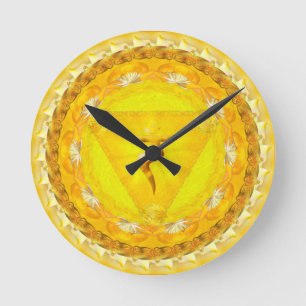 Manipura Uhr - goldene Mandala
