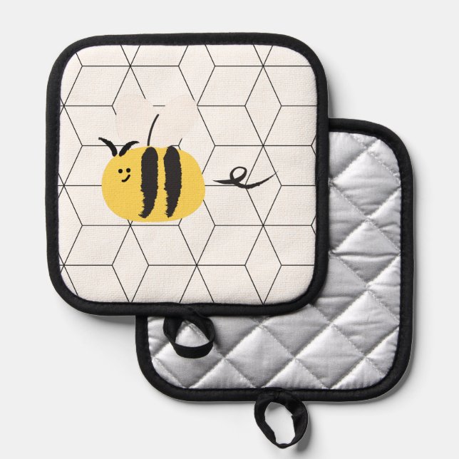 Manique Abeille volante, mignon doodle (Recto/Verso)