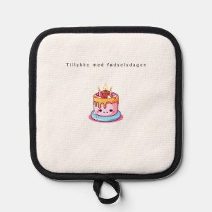 Manique Accessoire de cuisine danois, gâteau d'anniversair