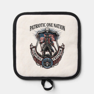 Manique Apocalypse de Zombies Guerrier Patriotique Fou Rou