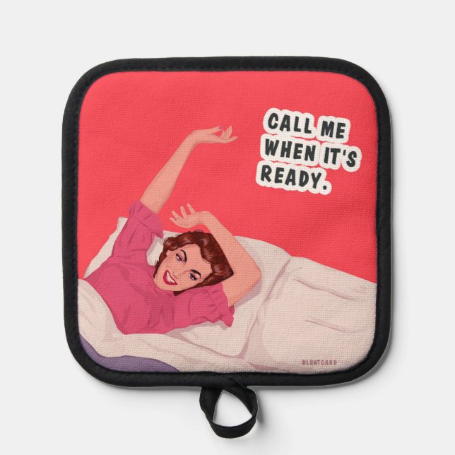 Manique Appelle-moi quand c'est prêt ! (Recto)