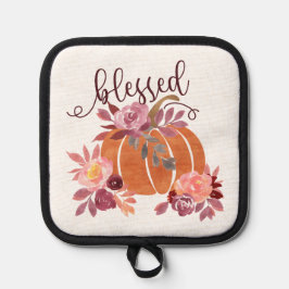 Manique Bienheureux - Citrouille d'automne avec fleurs ros
