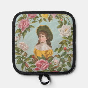 Manique Carte de la Saint-Valentin allemande vintage kitsc