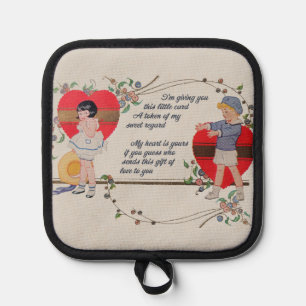 Manique Cartes de la Saint-Valentin Antiques Victoriennes 