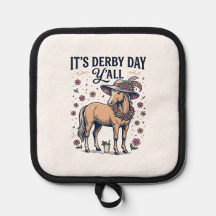 Manique Chapeau Floral de Cheval de Derby Day Y’all