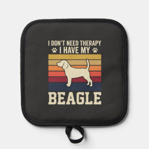 Manique Chien de thérapie rétro Beagle vintage