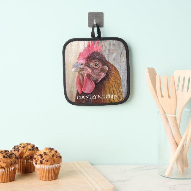 Manique Country Kitchen Red Chicken Hen (In situ (suspendu))