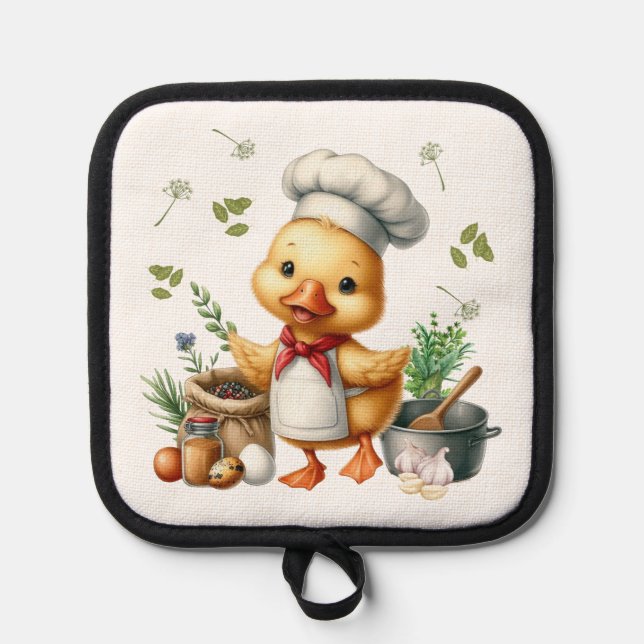 Manique Cuisine douillette Canards Conception de Cuisines  (Recto)