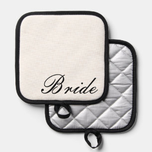 manique de four pour la mariée