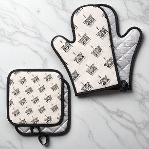 Manique Ensemble personnalisé de gant de cuisine et de des