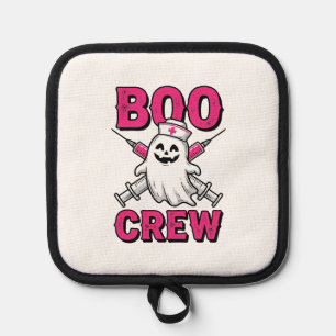 Manique Équipage fantôme infirmière Halloween vecteur conc