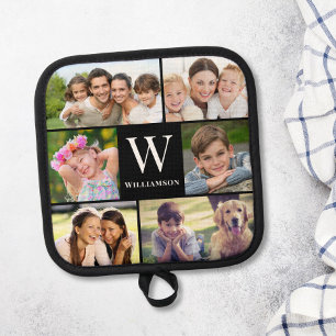 Manique Famille Monogramme 6 Photo Collage