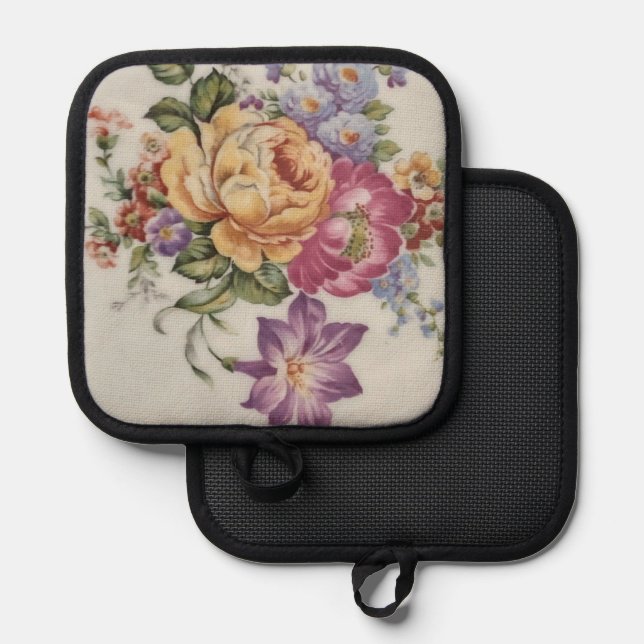 Manique Fantaisie florale  (Recto/Verso)