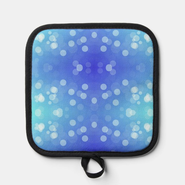 Manique Front view features a pot holder with a blue  (Recto)