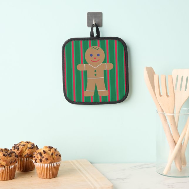 Manique Fun and Fancy Christmas Gingbread Homme (In situ (suspendu))