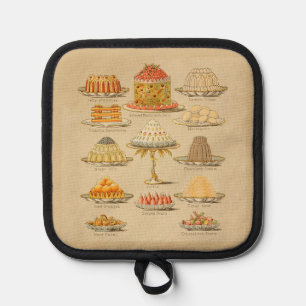 Manique Historique des Cuisines d'illustration de gâteaux 
